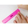 BAZIC Plastic Ruler 6" (26cm), Inches Centimeter Metric Measuring Drafting Rulers, for Students School Supplies (3/Pack), 1-Pack