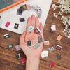 48pcs Miniatures Dollhouse Books, 1:12 Scale Mini Books Doll House Decoration Pretend Play Toys Assorted Dollhouse Accessories Model Doll Toy Supplies for Crafts Doll Houses (2 Styles)