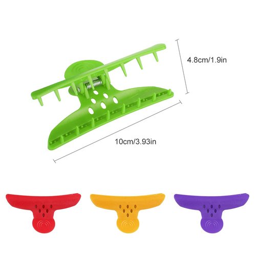 4 Pack Hair Clips for Styling Sectioning Butterfly Hair Clips Clamps Claws for Hair Salon Pro Salon Hair Clips for Cutting, Styling, Sectioning, Coloring Hair styling Clips Hair Accessories for Women