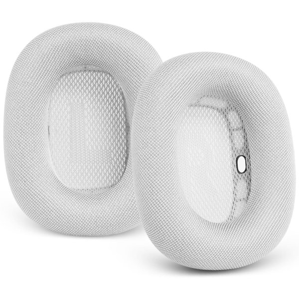 Ear Cushions for AirPods Max - Ear Cups Replacement Cover - Upgraded Memory Foam for Apple Air Pods Max Headphones - Like Original (Silvery)