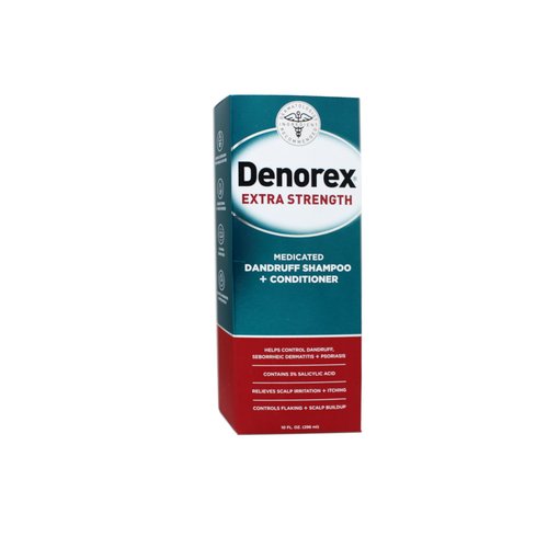 Denorex Extra Strength Dandruff Shampoo + Conditioner 10 oz (Pack Of 6)