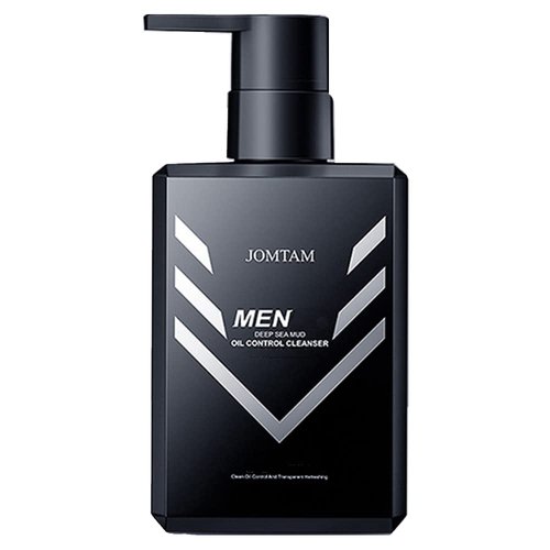 JOMTAM Men's Morning Amino Acid Evening Deep Sea Mud Oil Control Moisturizing Facial Cleanser Fresh Face Moisturizer 150g (Evening Deep Sea Mud Oil Control Cleanser 150g)