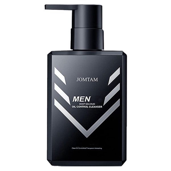 JOMTAM Men's Morning Amino Acid Evening Deep Sea Mud Oil Control Moisturizing Facial Cleanser Fresh Face Moisturizer 150g (Evening Deep Sea Mud Oil Control Cleanser 150g)