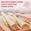 Walfos Bakers Couche and Proofing Cloth, 2PCS（29" X 17" ） 100% Cotton Fabric for Bread Dough Baking Shaping Tool for Baguettes, Loaves and Ciabatta