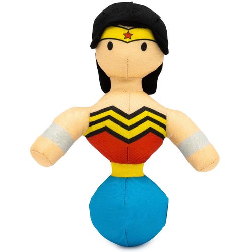 Buckle-Down Dog Toy, DC Comics, Ball Body Wonder Woman, 8.5" x 6.5", DTBB-WWDA
