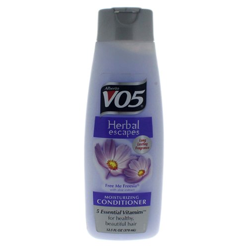 Alberto VO5 Herbal Escapes Free Me Moisturizing Conditioner for Unisex Ounce, Blue, freesia, 12.5 Fl Oz