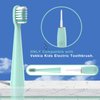 10PCS Toothbrush Replacement Head Compatible with Vekkia Kids Blue Dragon Electric Toothbrush, 30PCS Floss Toothpick and 1 Universal Holder, Soft and Comfortable for Children's Teeth and Gums