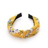 Gangel Boho Headbands Wide Floral Style Cloth Hair Bands Cute Knot Head Bands Fashion Headwear Accessory for Girls and Women(pack of 4)