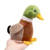 ZHONGXIN MADE Mallard Duck Plush Toy - Soft Mallard Duck Stuffed Animals Doll, Cute Green Duck Plushie Toy Home Decoration 5.6”, Unique Plush Gift Collection for Kids
