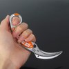 Superbuybox Valorant Knife Martial Arts Action Figures Game Collection Keychain Desk Decoration Backpack Pendant Gift (Valorant Velocity Karambit Knife)