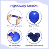 FOTIOMRG 110pcs Royal Blue Balloon Garland Arch Kit, 18 12 10 5 inch Royal Blue Latex Balloons Different Sizes Pack for Birthday Graduation Baby Shower Baseball Nautical Wedding Party Decorations