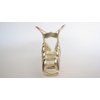Generic Long gold metal and gray and white marble hair claw clip