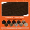 Full Shine I Tip Hair Extensions Real Human Hair Brown Hair Extensions Natural Hair 50s/40g Microbeads Extensions Salon Hair Extensions 18inch