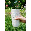 W&P Porter Insulated Tumbler 20 oz | No Metallic Aftertaste Ceramic Coated for Water, Coffee, & Tea | Wide Mouth Vacuum Insulated | Dishwasher Safe, Cream Terrazzo