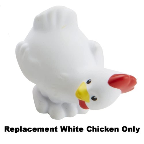 Replacement Part for Fisher-Price Little People Nativity Set - FPT07 ~ White Chicken ~ Works with Many Sets