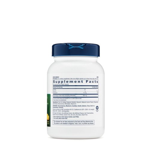 GNC Fish Oil 90 Softgel caps