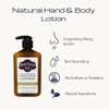 Dapper Yankee Natural Hand & Body Lotion for Men - Whiskey Rebel - Vanilla Whiskey Scent, Moisturizing, Non-Greasy, Fast Absorbing