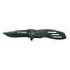 Smith & Wesson Extreme Ops SWA24S 7.1in S.S. Folding Knife with 3.1in Serrated Clip Point Blade and Aluminum Handle for Outdoor, Tactical, Survival and EDC