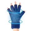 Luguiic Finger Arthritis Compression Ice Glove for Women and Men, Adjustable Wrist Strap Hand Wrist Ice Pack Pain Relief for Arthritis, Carpal Tunnel, Tendinitis Cold&Heat Therapy M Blue Pack of ONE