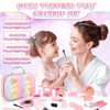 Pretend Makeup for Toddlers, Toy Play Makeup Set for Kids 3-5, Toddler Makeup Kit Pretend, Cat Toys for Kids Fake Makeup, Birthday Gifts Toys for 3 4 5 6 7 8+ Year Old Girls (Not Real Makeup)