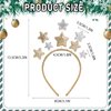 WLLHYF Headband, Gold Alloy Stars Headpiece Hair Band for Women, Girls, Kids, Party Hair Accessory for Princess, Holiday Festival, Birthday Party