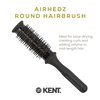 Kent AirHedz Round Brush for Blow Drying, Ceramic Barrel for Long Bobs and Short to Mid-Length Hair, Faster Drying Time