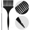 3 Sets Hair Coloring Kit, Includes 3 Pieces of PVC Hair Coloring Caps with 3 Pieces Styling Tools, 3 Pieces Disposable Hair Dye Shawl, 3 Pairs Gloves, 3 Pieces Dye Brushes for Dyeing Hair (Blue)