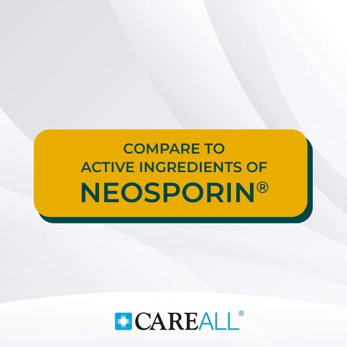 CareALL® Triple Antibiotic Ointment 0.9gr (25 Pack) Foil Packet, First Aid Ointment for Minor Scratches and Wounds, Prevents Infection, Compare to The Active Ingredients of Leading Brand.