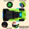 Hirger Transforming Car Dinosaur Toy for Kids 2-5: Dino Transformer Toy Car with Light Music for Toddlers 1-3 | Christmas Birthday Gifts for Boys Age 4-6