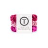 TELETIES - Small Scrunchie - 100% Natural Silk Hair Scrunchie - Soft & Gentle on Hair - Prevents Breakage & Damage - Safe for Sleep - Ideal for Thin-Medium Hair - For All Hair Textures - Rose All Day