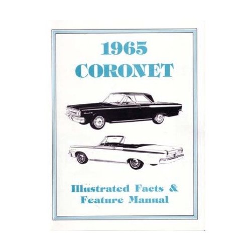 1965 DODGE CORONET Facts Features Sales Brochure Book