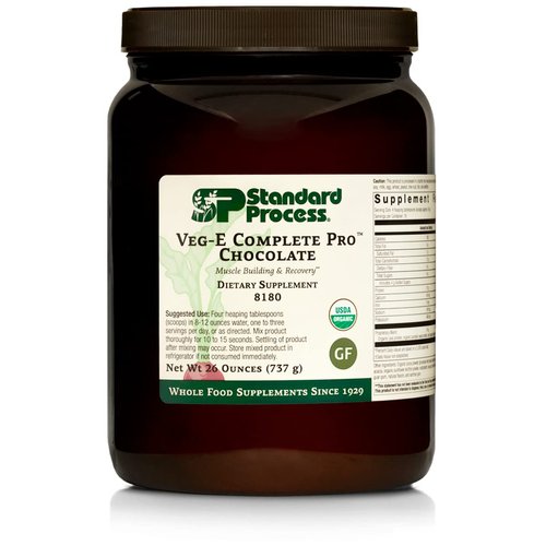 Standard Process Veg-E Complete Pro Chocolate - Whole Food Nail Health, Hair Health and Skin Health with Pumpkin Seed Protein Powder and Sesame Seed - 26 oz