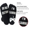 Lakatay Novelty Cotton Socks Gaming Socks Soft Unisex Sock Funny Christmas Gifts for Men Women Gamers