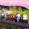 38 Pack Mini Stuffed Animals Party Favors for Kid, Small Plush Stuffed Animal Toy in Bulk for Claw Machine, Carnival Prizes, Plush Keychain Decorations, School Classroom Gift, Cute Animal Stuff Reward