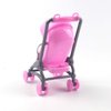 Toddmomy 2Pcs Miniature Stroller Toy Dollhouse Miniature Baby Carriage Plastic Dollhouse Furniture Nursery Doll House Accessories