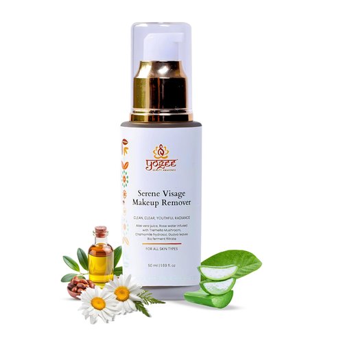 YOGEE Serene Visage Makeup Remover - 50ml Make-Up Remover, For Lips, Eyes and Face, Removes Waterproof makeup