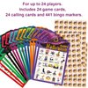Fancy Land Halloween Bingo Game for Kids 24 Players Halloween Die-Cut Bingo Cards Party Favors Activity Supply