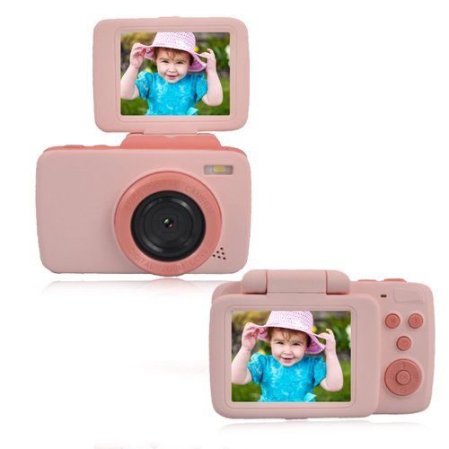 Kids Camera Toys for Boys & Girls, 1080P Kids Digital Camera Toddler Camera Christmas Birthday Gifts for Kids, 40MP 2.4 Inch Flip Screen Kids Selfie Camera Auto Focus