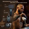 Bossman Relaxing Beard Balm - Beard Tamer, Relaxer, Thickener and Softener Cream - Beard Care Product - Made in USA (Magic Scent)