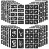 FANOST Tattoo Stencils For Kids Teens Adults, 24 Sheets Henna Tattoo Stencil Kit, 400 Tattoos Design, Tattoo Stencils for Real Tattoos, Airbrush Tattoo Stencils, Henna Stencils for Face Hand Finger