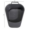 Fracture Bedpan - Portable Easy Clean Plastic Bed Pan - Female Urinal with Built-in Handle for Easier Placement and Removal and Spill-Free Guard for Bed-Bound/Bedridden Patient for Women and Men (1)