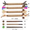 Grembeb Cat Toys 12PCS Catnip Toy for Indoor Kitten Toys Cat Chew Stick for Dental Cleaning Teeth Cat Silvervine Rope Treat Kitty Feather Snack for for Kick Molar Scratch Self Play Interactive Boredom