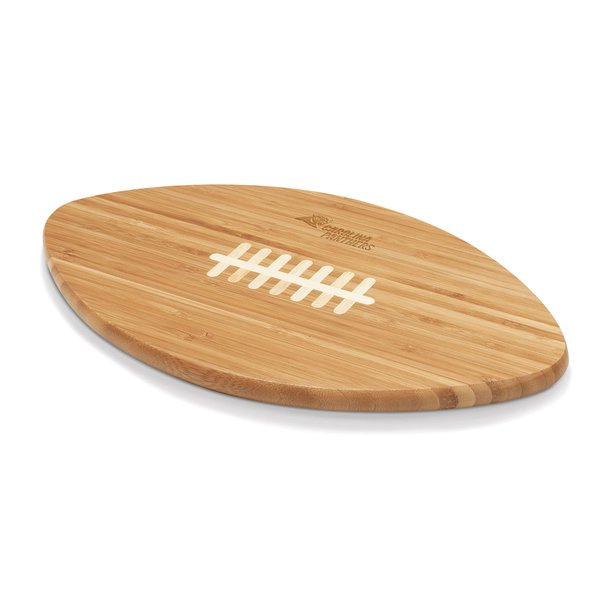 PICNIC TIME Carolina Panthers Bamboo Touchdown Cutting Board