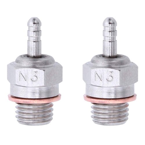 2pcs Hobbypark 70117 Duty Glow Plug #3 N3 Hot Spark Nitro Engine Parts Replace OS 8 for Traxxas Kyosho HSP HPI Redcat 1/8 1:10th RC Car Truck Buggy