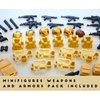 Military Base Army Building Blocks Sets with Guns Weapons Armor Accessories Pack for Soldiers Minifigures Compatible with Lego