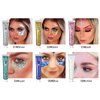 6 Pack Body Glitter Gel Face Glitter for Body, Face, Eye, Hair, Nails Glitter Makeup Liquid Long Lasting Sparkling Mermaid Chunky Glitter Gel for Festival Art Party Halloween (6 Color Sets)