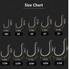 Dyxssm 150pcs/lot Circle Fishing Hooks Extra Strength Octopus Barb Fishing Hook with Offset Ponit (4# (150pcs))
