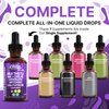 Clean Nutraceuticals Milk Thistle NAC Liver Cleanse Detox & Repair Supplement Liver Support Liquid Drops with Dandelion Extract, Artichoke, Chanca Piedra, Choline, L-Glutathione, Burdock, Schisandra
