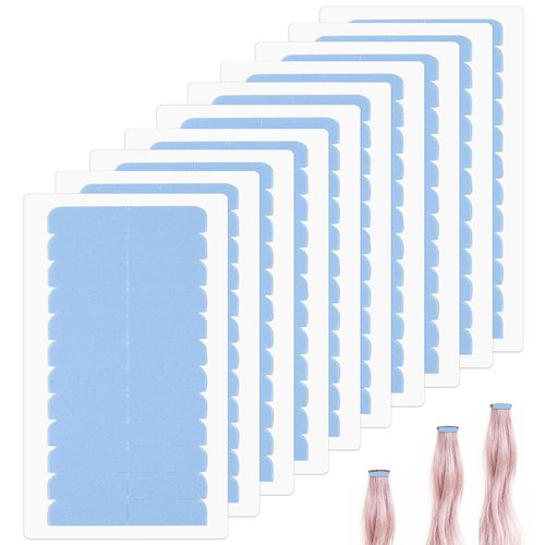 CANIPHA 120Pcs Hair Extension Tape Double Sided Hair Tape, Adhesive Replacement Tape for Hair Ext...