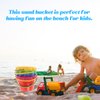 ifundom 5pcs Toy Beach Bucket Sandbox Bucket Gardening Bath Toy Sandbox Mini Bucket Water Bucket Beach Play Bucket Toys Gardening Buckets Small Sand Buckets Bathtub Toddler Outdoor Plastic